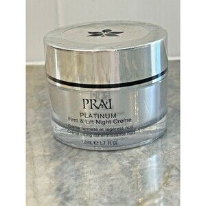 PRAI Platinum Firm Lift Night Cream 1.7oz Anti-Agin Firming Sealed and New